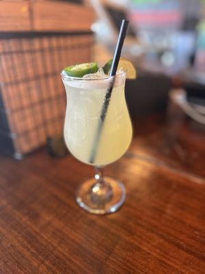 Jalapeño Ginger Margarita #Veganuary at Graze in Nashville