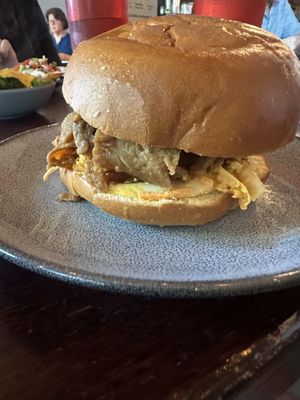 BBQ seitan sandwich   at Graze in Nashville