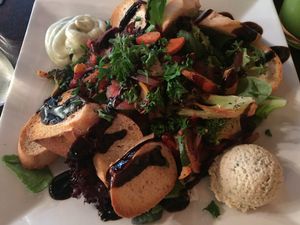 bruchetta small plate at Graze in Nashville