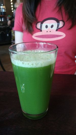 green juice at Graze in Nashville