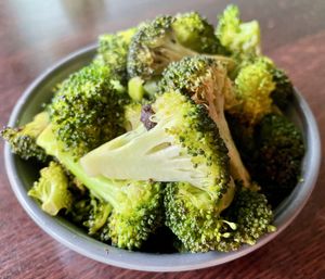 Steamed broccoli. Simple. Plain. Perfect    at Graze in Nashville