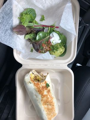 Take Out - Breakfast burrito  at Graze in Nashville