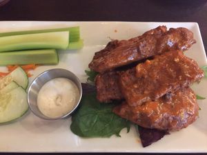 Hot ‘wings’...and when I say hot, I mean HOT!!  at Graze in Nashville