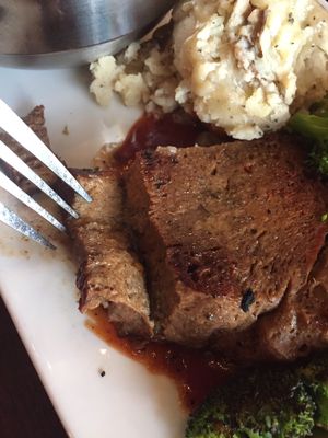 Seitan steak at Graze in Nashville