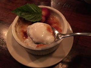 Creme brûlée  at Graze in Nashville