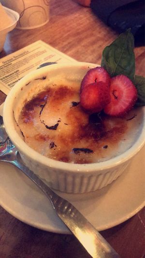 Creme brûlée  at Graze in Nashville