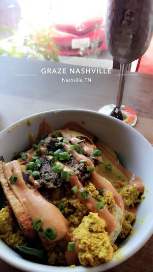 Brunch: breakfast bowl & mimosa  at Graze in Nashville