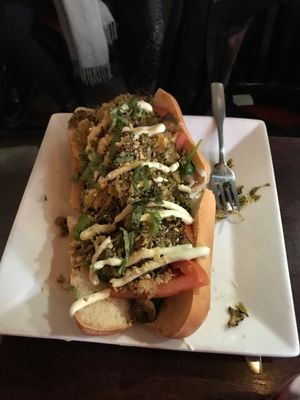 Mushroom and brussel sandwich  at Graze in Nashville