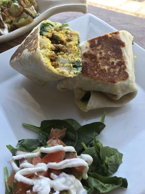 Breakfast burrito  at Graze in Nashville