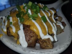 Cheesy potatoes at Graze in Nashville