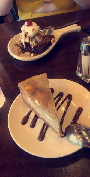 pb cheesecake & brownie sundae at Graze in Nashville