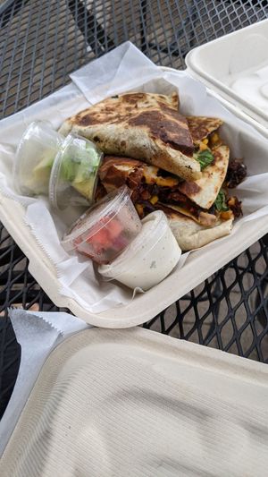 Chicken quesadilla at Graze in Nashville