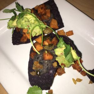 tostadas  at Poppycock's in Traverse City