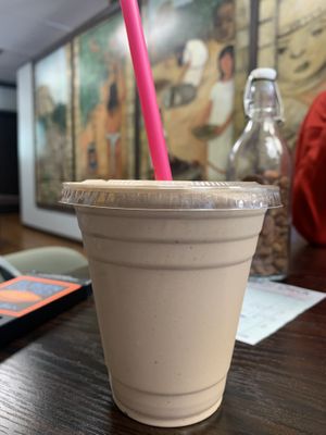 Vegan chocolate shake at El Buen Cacao in Idyllwild