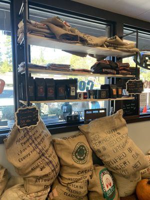 Cacao nibs, brew, shirts  at El Buen Cacao in Idyllwild