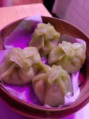 Ravioli vegetal at DimSum Market in Madrid