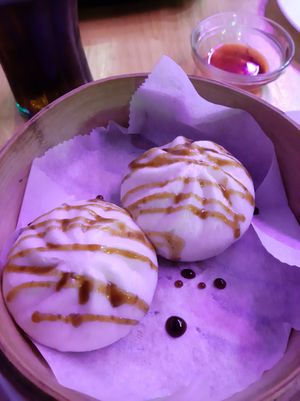 Bao vegano at DimSum Market in Madrid