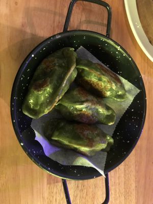 Veg gyoza   at DimSum Market in Madrid
