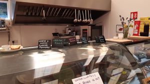 Kitchen area in cafe at Ardcarne Garden Cafe in Ardcarne