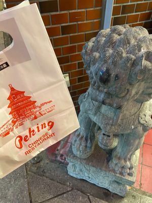 Takeout packaging  at Peking Hanten in Yokohama