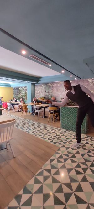 Our team member "Hamady" at Ayaso Restaurant in Marrakech