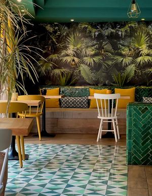 Restaurant area at Ayaso Restaurant in Marrakech