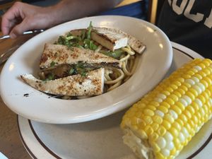 Thai Peanut Pasta   at Good Harbor Grill in Glen Arbor