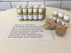 Ginger juice at SpaJuiceBar in Fort Lauderdale