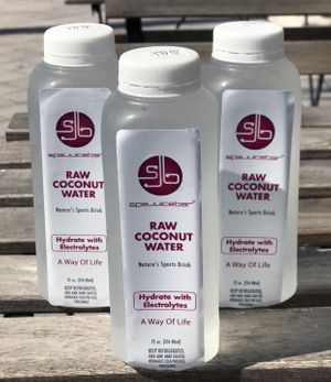 Raw Coconut Water. Straight from a coconut into the bottle.  at SpaJuiceBar in Fort Lauderdale