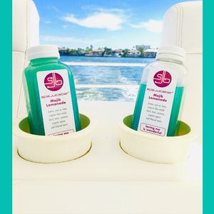 I'm on a boat, with Majik Lemonade! at SpaJuiceBar in Fort Lauderdale