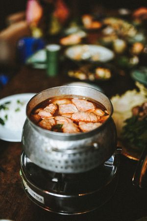 Hot Pot at Uu Dam Chay in Hanoi