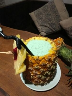 Hawaiian Smoothie at Uu Dam Chay in Hanoi