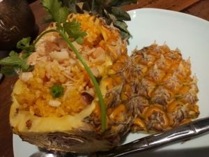 Fried Rice with Macadamia Nuts at Uu Dam Chay in Hanoi