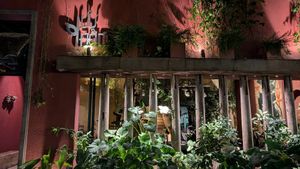 Outside at Uu Dam Chay in Hanoi