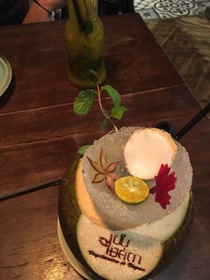 Drinks at Uu Dam Chay in Hanoi