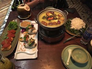 Food at Uu Dam Chay in Hanoi