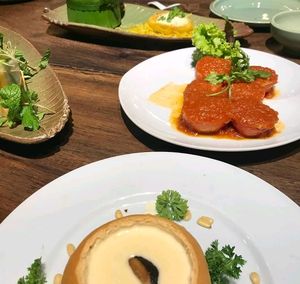 pine nut soup at Uu Dam Chay in Hanoi