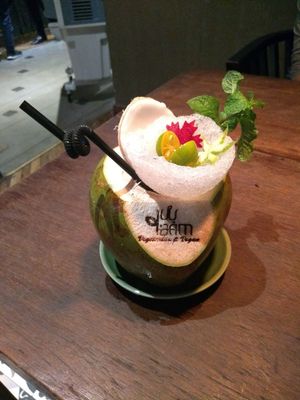 Even the coconuts are gorgeous at Uu Dam Chay in Hanoi