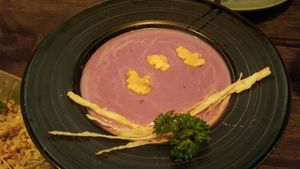 Pecan soup! at Uu Dam Chay in Hanoi