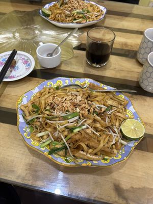 Vegan pad Thai   at Om Hanoi in Hanoi