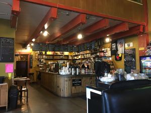 Staff taking care of customer at Tiny's Coffee - North East in Portland