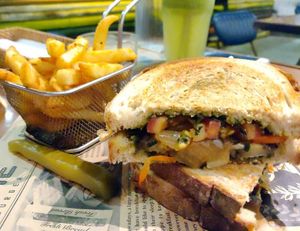 Grilled veggies  at URBN Culture in Taipei