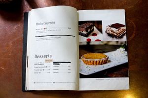 Menu (more on https://itravelforveganfood.com/vegan-taipei-guide/) at URBN Culture in Taipei