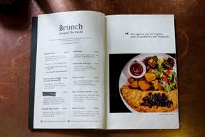 Menu (more on https://itravelforveganfood.com/vegan-taipei-guide/) at URBN Culture in Taipei