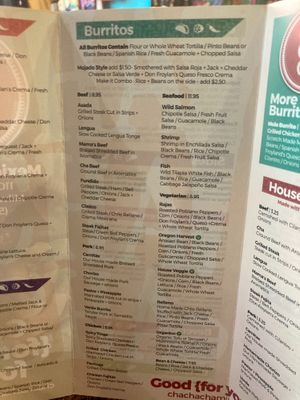 Yummy burritos…several vegan options  at Cha! Cha! Cha! - Milwaukie in Portland