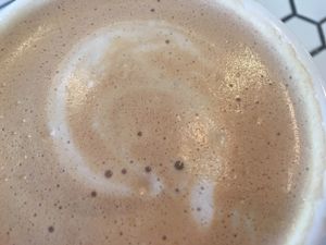 Organic mocha with almond milk at Ford Food & Drink in Portland