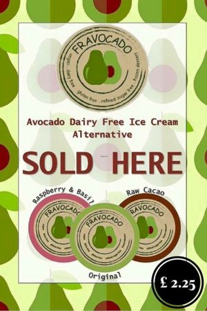 Vegan, gluten free, refined sugar free Devon ice cream at PerryLicious Coffee and Cake Rooms in Teignmouth
