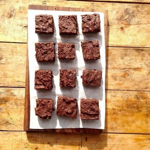 vegan brownies at gud in Altrincham