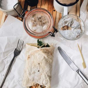 bbq toffu wrap at gud in Altrincham