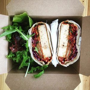 Korean BBQ Tofu Wrap at gud in Altrincham